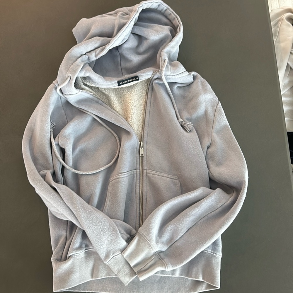 Really soft Brandy Melville zip up hoddie